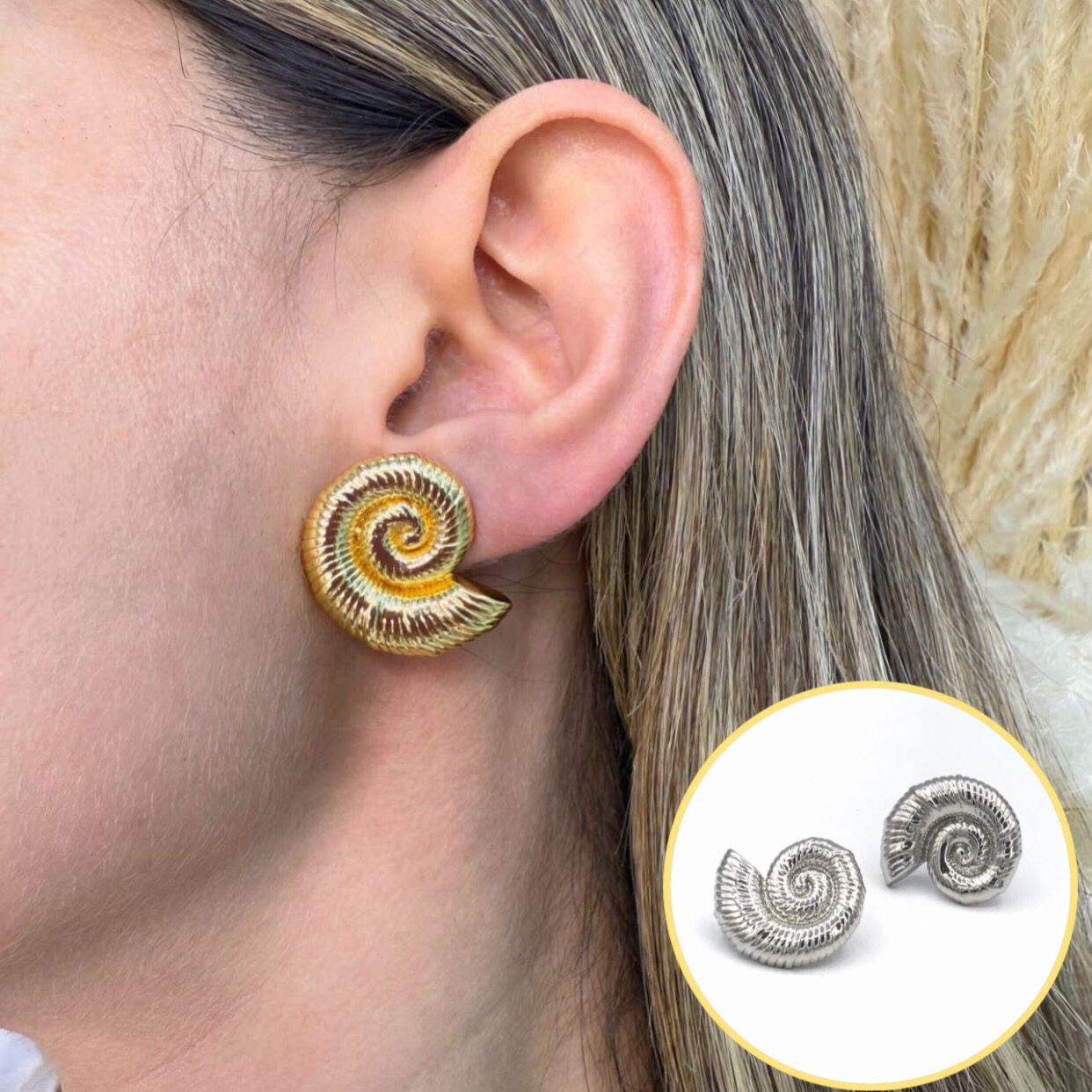 TOPO CARACOL LISO