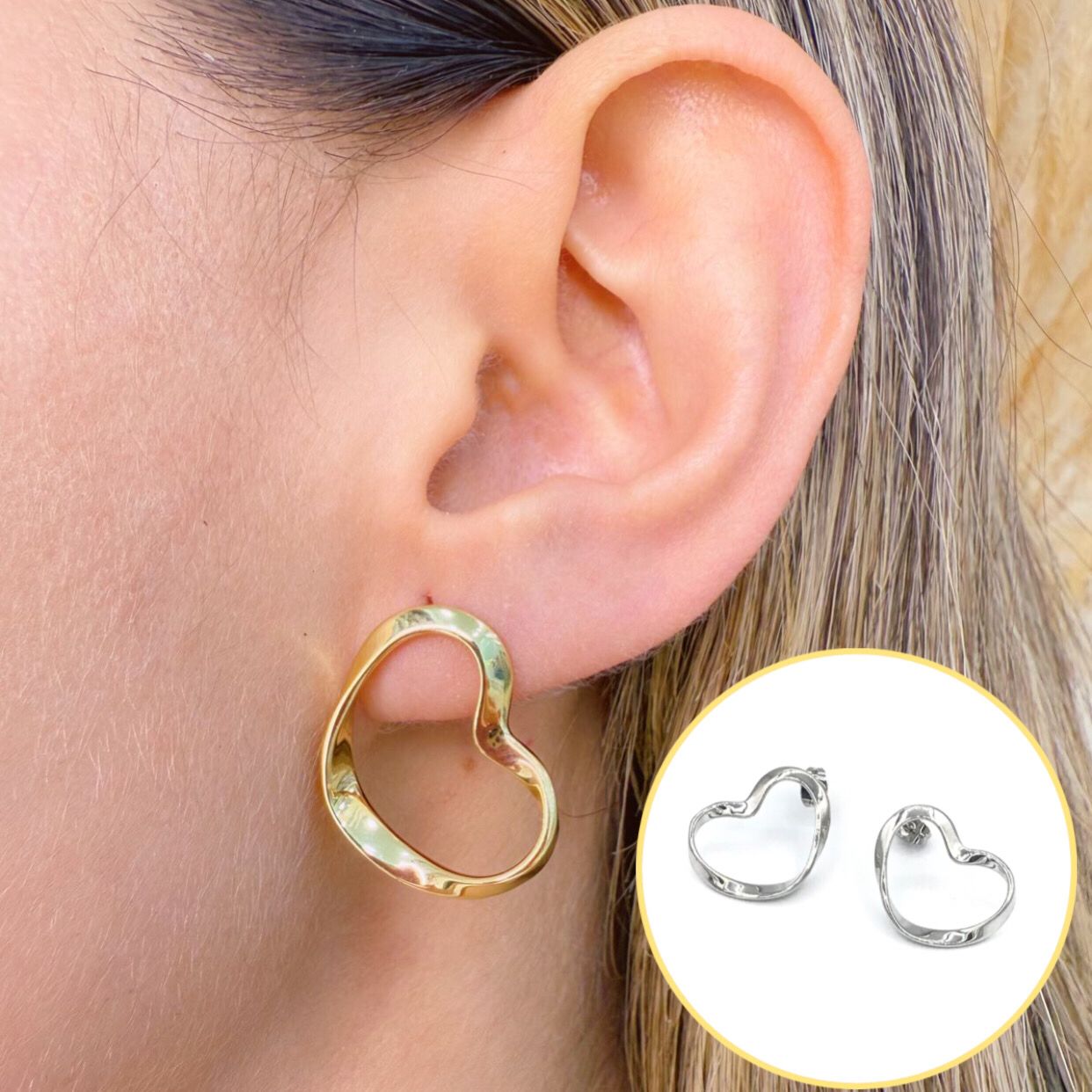 TOPO CORAZÓN ONDULADO